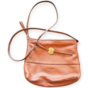 Margot New York Genuine Leather Crossbody Handbag